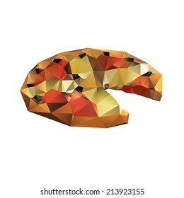 Polygonal vector pizza