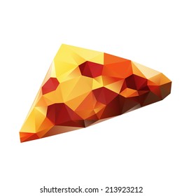 Polygonal vector pizza