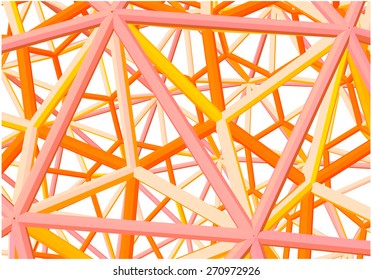 Polygonal volume texture. Background for design of brochures, banners, booklets, and other.