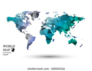 82,402 World map polygon Images, Stock Photos & Vectors | Shutterstock