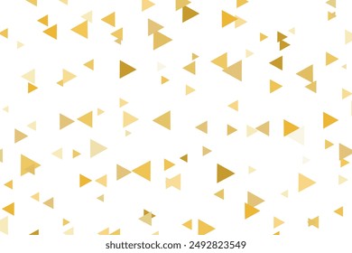 Fondo de mosaico amarillo poligonal. Abstractas baja Ilustración vectorial de poli. Patrón triangular, espacio de copia. Diseño geométrico de negocios de Plantilla con triángulo para póster, Anuncio, tarjeta, volante.