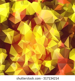 Polygonalmosaic seamless pattern background. Low poly style vector illustration