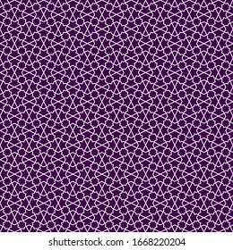 Polygons backdrop. Kites, stars, figures background. Grid wallpaper. Geometric ornament. Geometrical motif. Digital paper, textile print, web design, abstract. Seamless pattern. Vector artwork.