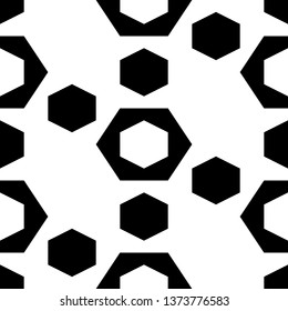 Polygons background. Hexagons ornament. Hexahedrons wallpaper. Figures motif.Seamles pattern. Geometrical shapes backdrop. Digital paper, web designing, textile print.