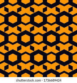 Polygons background. Seamless pattern.Ethnic backdrop. Simple shapes wallpaper.Hexagons, figures, rhombuses ornament. Digital paper, web designing, textile print.