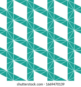 Polygons background. Triangles, rhombuses ornament. Triangular, quadrangular shapes wallpaper. Figures motif. Geometrical backdrop. Digital paper, web designing, textile print. Seamles pattern
