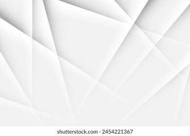 polygons as background with white.Gray and white abstract background .vector illustration.