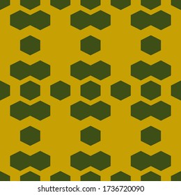 Polygons background.Geometrical backdrop. Hexagons, figures ornament. Seamless pattern. Hexahedrons, shapes wallpaper. Digital paper, web designing, textile print.