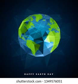 polygons of earth day.