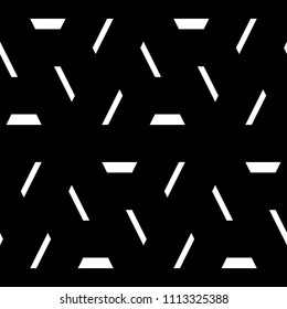 Polygons. Jagged figures. Dashes. Strokes ornament. Geometric background. Geometrical motif. Abstract wallpaper. Dashes backdrop. Grid. Digital paper, web design, textile print. Seamless grate pattern