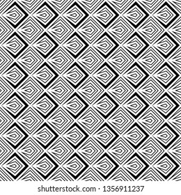 Polygons motif. Linear backdrop. Ethnic wallpaper. Seamless pattern. Rhombuses, kites, curves ornament. Digital paper, textile print, web design, abstract. Figures background.Vector