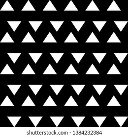 Polygons motif. Seamless vector. Triangles ornament. Geometrical backdrop. Triangular shapes pattern. Geometric figures background. Digital paper, textile print, web design, abstract wallpaper.
