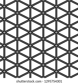 Polygons motif. Triangles ornament.Geometric backdrop. Figures background. Seamless pattern.Digital paper, textile print, web design, abstract.Triangular shapes wallpaper. Vector