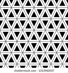 Polygons motif. Triangles ornament.Seamless pattern. Figures background. Digital paper, textile print, web design, abstract.Triangular shapes wallpaper. Geometric backdrop. Vector.