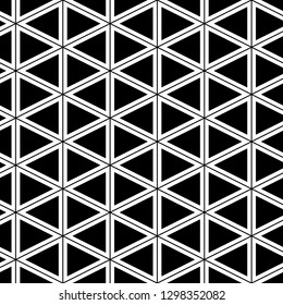 Polygons motif.Seamless pattern. Triangles ornament.Geometric backdrop. Figures background. Digital paper, textile print, web design, abstract.Triangular shapes wallpaper. Vector.