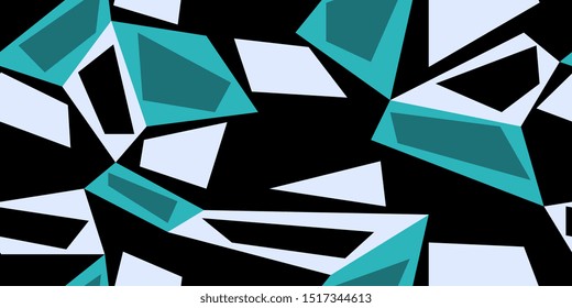 Polygons. Seamless background from polygons. Retro style. Modern design. Background of quadrangles. Seamless texture. Vector illustration. EPS-10