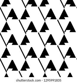 Polygons, strokes pattern.Seamless ornament. Geometrical figures, diagonal lines wallpaper. Simple shapes backdrop. Geometric background. Digital paper, abstract. Vector.