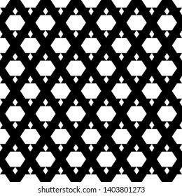 Polygons wallpaper. Seamless pattern. Rhombuses, hexagons ornament. Diamonds, gems backdrop. Ethnic motif. Geometric background. Digital paper, textile print, web design, abstract. Vector