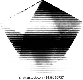 Polyhedron representations with the stripes