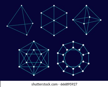 Polyhedron. Shapes. Geometry