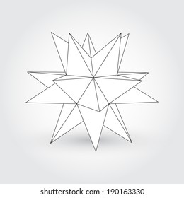 Polyhedron, star shape