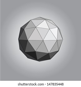 Polyhedron,abstract background