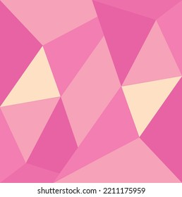 Polymerhintergrund, Geometrisches Design, Farbverlauf-Mosaik-Hintergrund. Geometrisches Dreieck, Mosaik, abstrakter Hintergrund. Mosaik, farbiger Hintergrund. Mosaikstruktur. Die Wirkung von Buntglas. 
