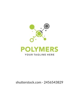 Polymer concept design logo - vector illustration. Suitable for your design need, logo, illustration, animation, etc.