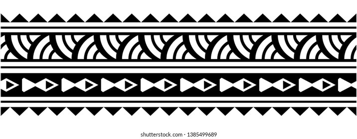 Polynesian Arm Band Tattoo Polynesian Arm Stock Vector (Royalty Free ...