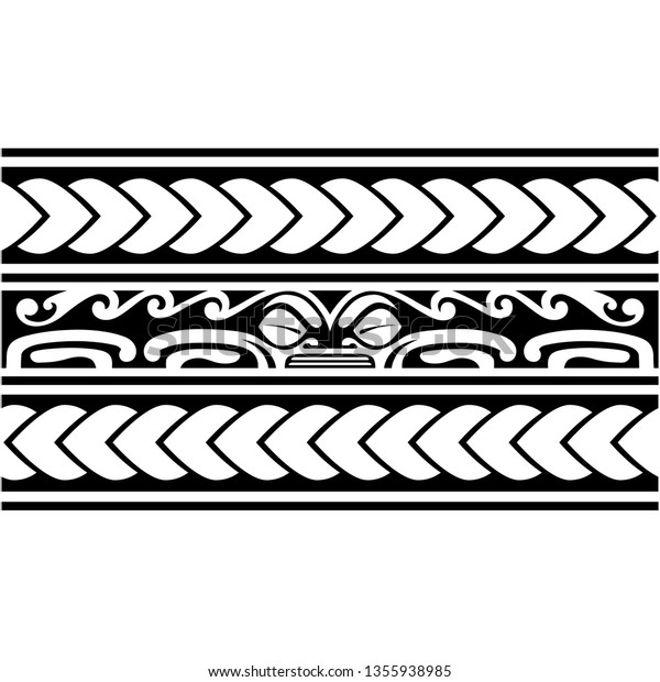 Polynesian Arm Band Tattoo Polynesian Arm Stock Vector (Royalty Free ...