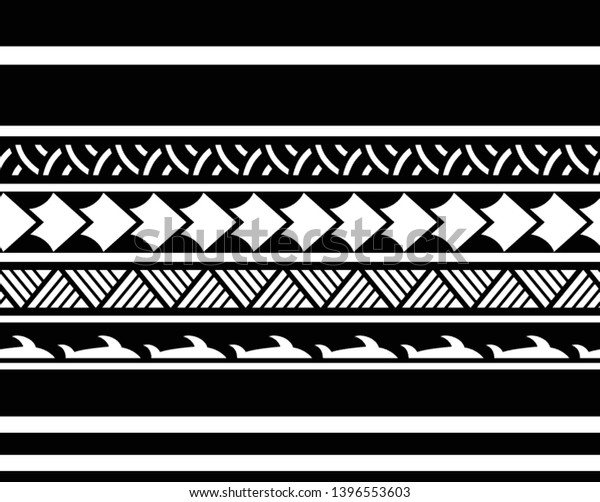 Polynesian Arm Band Tattoo Polynesian Arm Stock Vector (Royalty Free ...