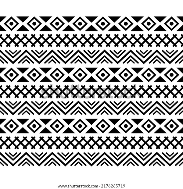 Polynesian Maori tribal\
seamless Aztec pattern. Background for fabric, wallpaper, card\
template, wrapping paper, carpet, textile, cover. ethnic tattoo\
style pattern
