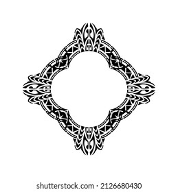 Polynesian ornament tattoo desing vector