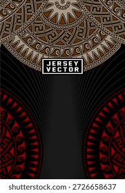 PLANTILLA POLINESIA PARA SUBLIMACIÓN DE JERSEY
