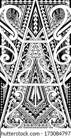 Polynesian Style Ornament. Can Be Used As Tattoo Or Print Design