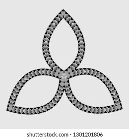 Polynesian Style Ornament . Tongan pattern. Vector illustration