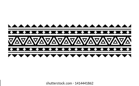 Polynesian Tattoo Arm band,Tattoo hand band, Maori Tribal Tattoo, Polynesian Band Tattoo, Samoan Tribal Tattoo, Polynesian Pattern.