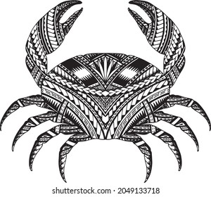 Polynesian tattoo design insects vector