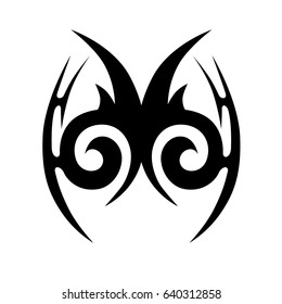 Polynesian tattoo pattern, maori style, Tattoo tribal vector design. Individual designer isolated element for decorating the body of women, men and girls arm, leg and other body parts. 