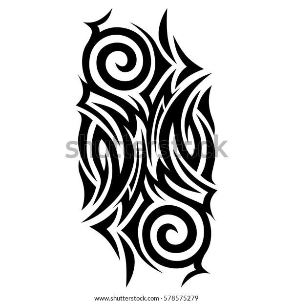 Polynesian Tattoo Pattern Maori Style Tribal Stock Vector (Royalty Free ...