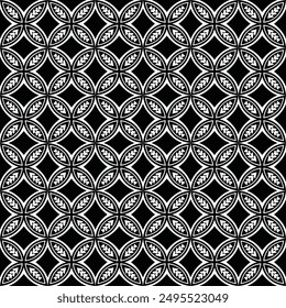 Polynesian tattoo tribal background design. Samoan pattern decorative wallpaper. 