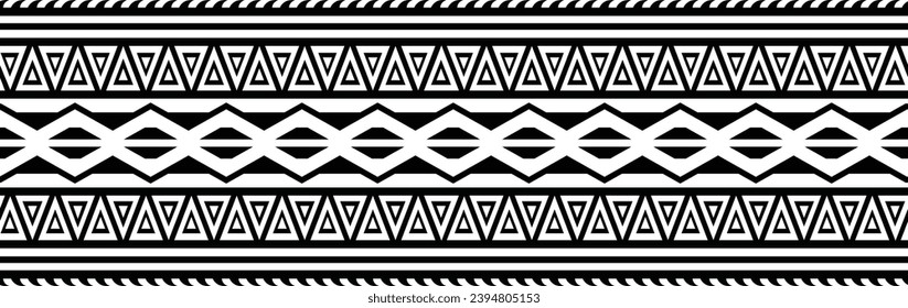 Polynesian tattoo tribal designs. Samoan tattoo tribal band.