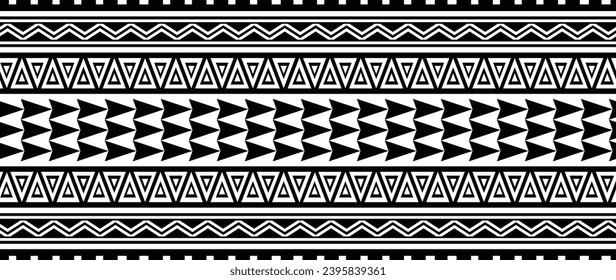 diseños tribales de tatuajes polinesios. Grupo tribal de tatuajes de Samoa.