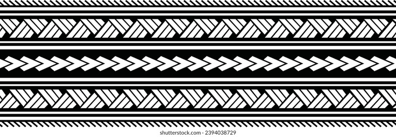 Polynesian tattoo tribal pattern designs.