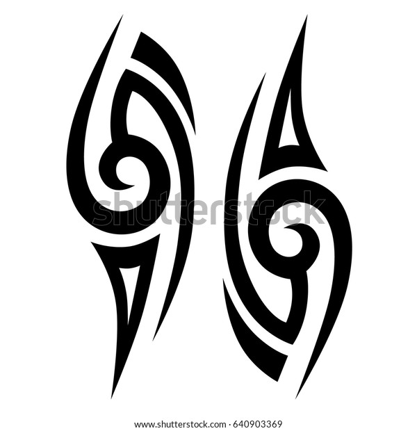 Polynesian Tattoo Tribal Pattern Maori Stock Vector (Royalty Free ...