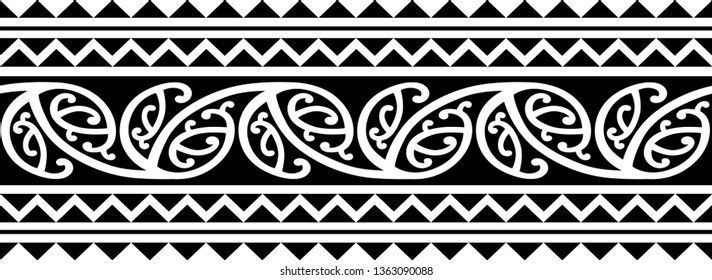 Polynesian Tattoo Tribal Pattern Vector Maori Stock Vector (Royalty ...