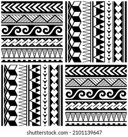 tribal hawaiian vector patterns