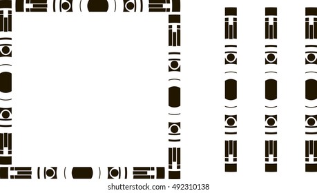 Polynesian tribal tattoo pattern