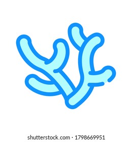 polyps coral color icon vector. polyps coral sign. isolated symbol illustration