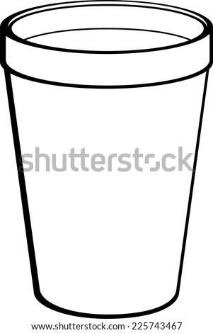 Download Polystyrene Foam Cup Stock Vector (Royalty Free) 225743467 ...